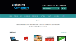 Desktop Screenshot of lightning-computers.co.uk